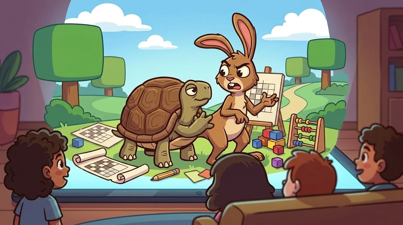 Tortoise Hare beat 4 of 5