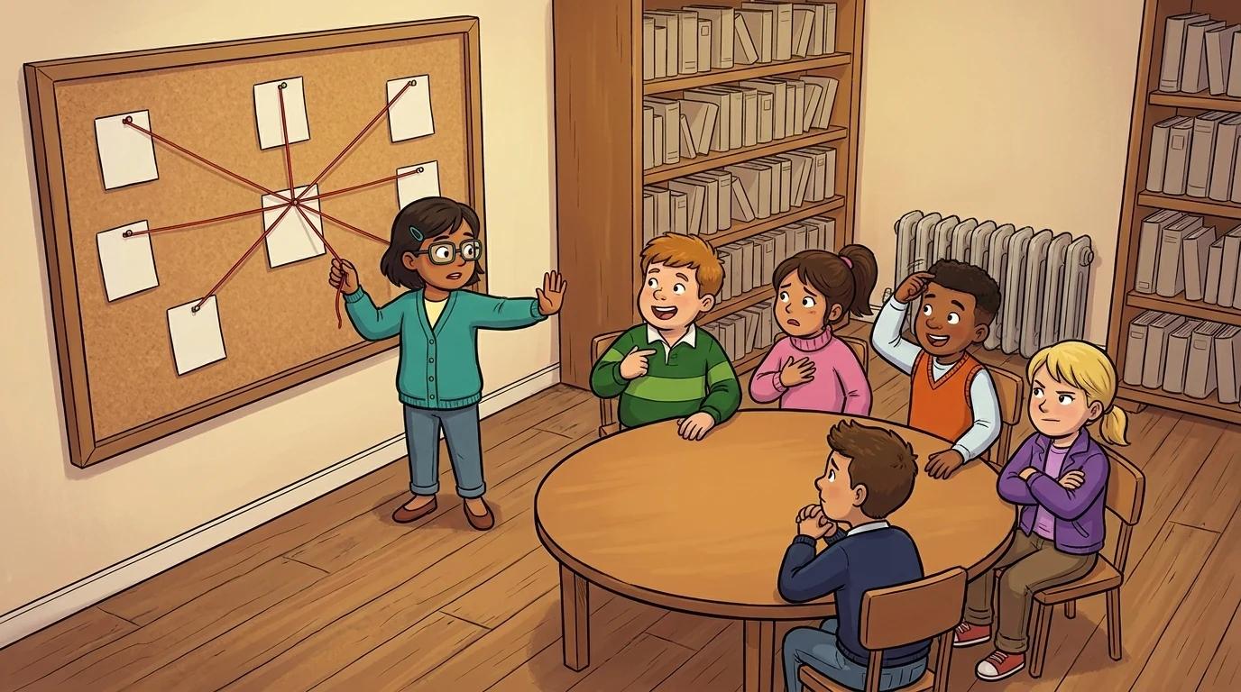 Inez, Bramley, Thea, Orrin, Pella, and Ashby chapter opener illustration