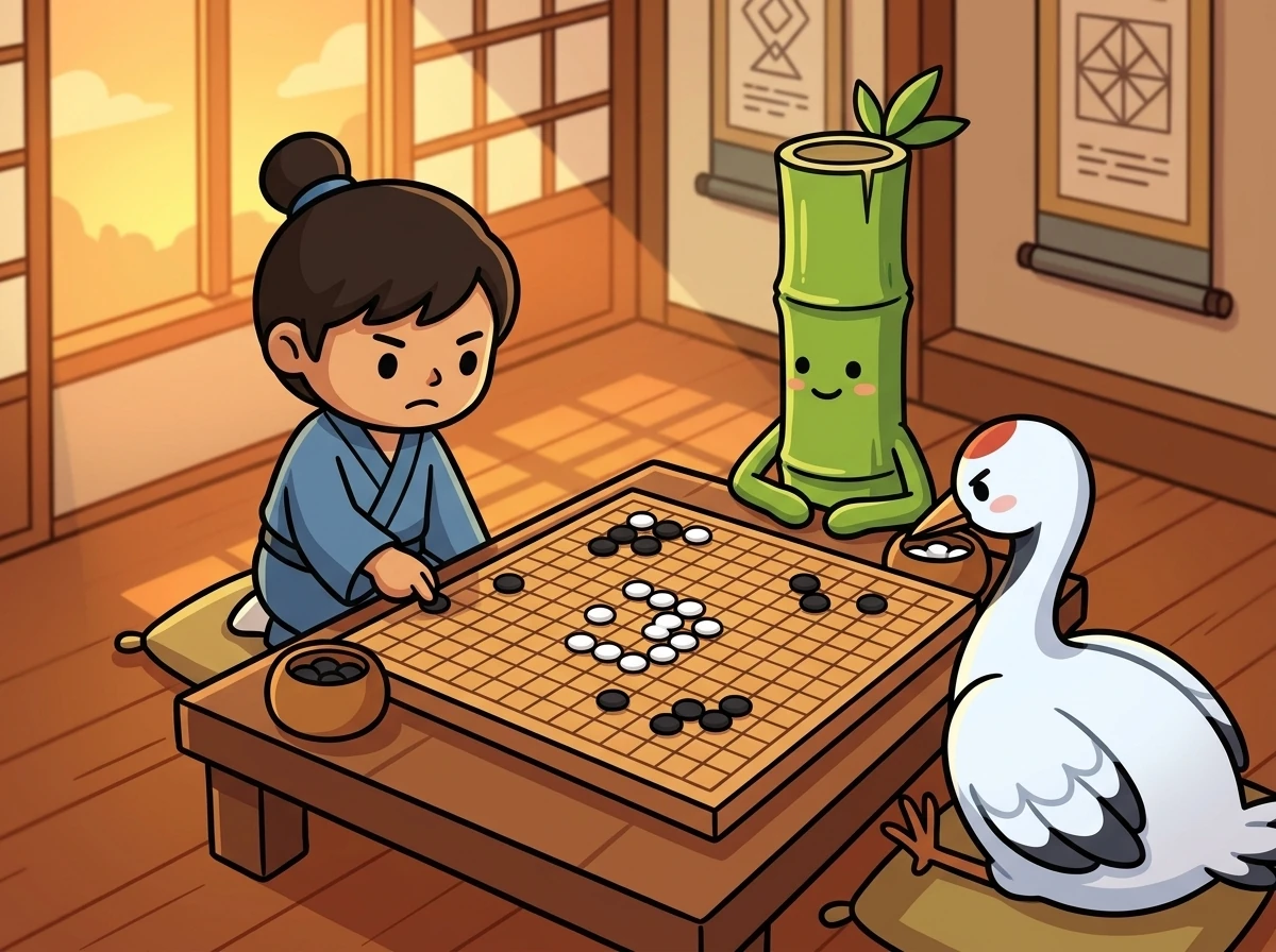 Patient Bamboo and Hungry Crane beat 3 of 5