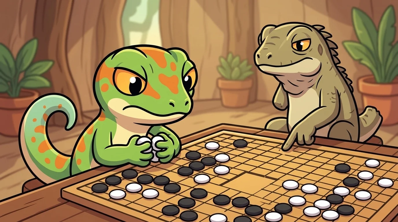 Clever Gecko beat 2 of 5
