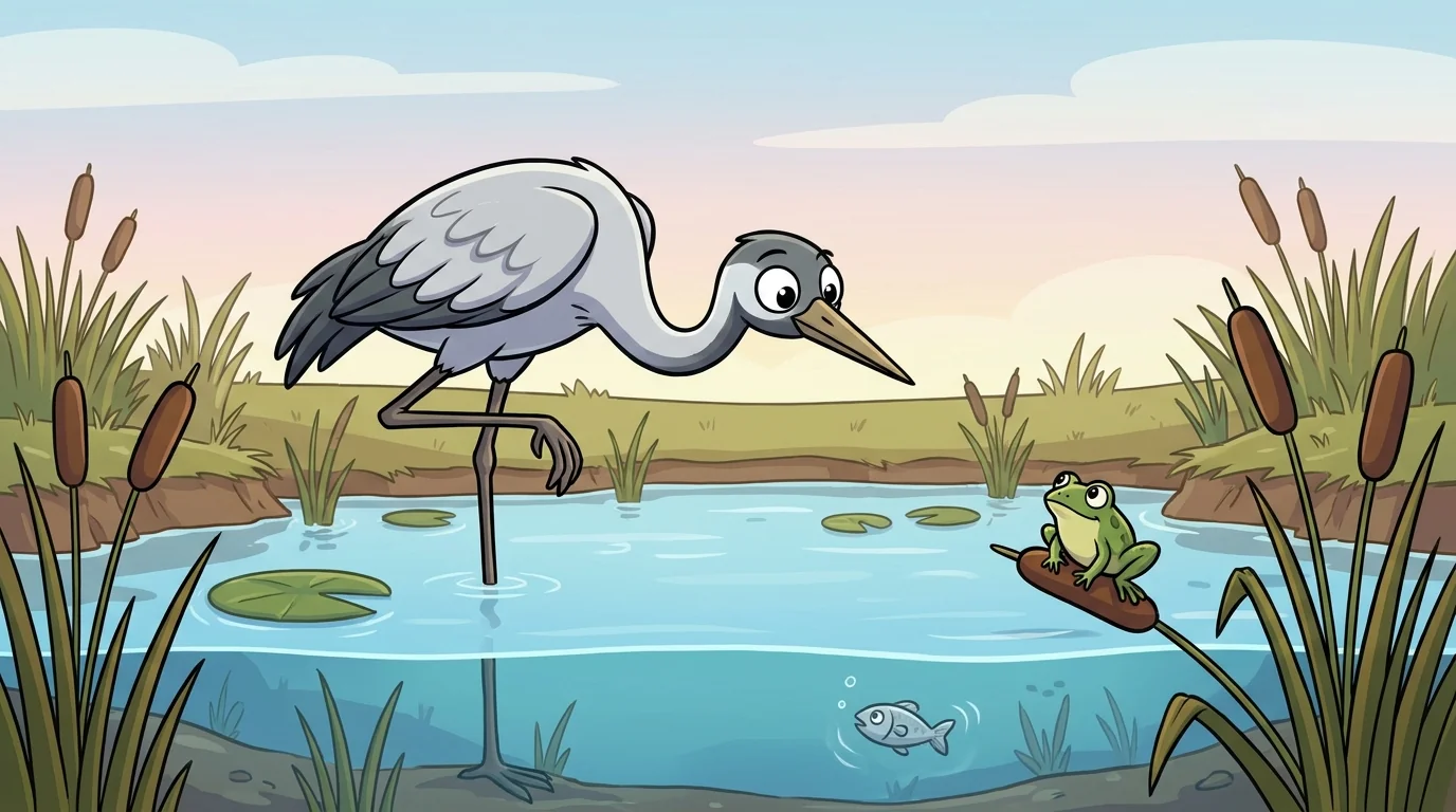 Hungry Crane beat 1 of 5
